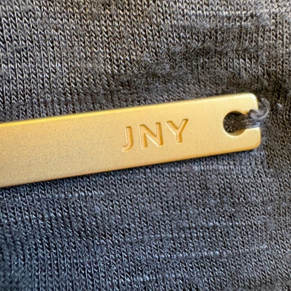 Jones New York Blue Bateau Neck Short Sleeve cold shoulder Tee women's size S - Picture 8 of 8